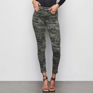 Good American good waist camo denim